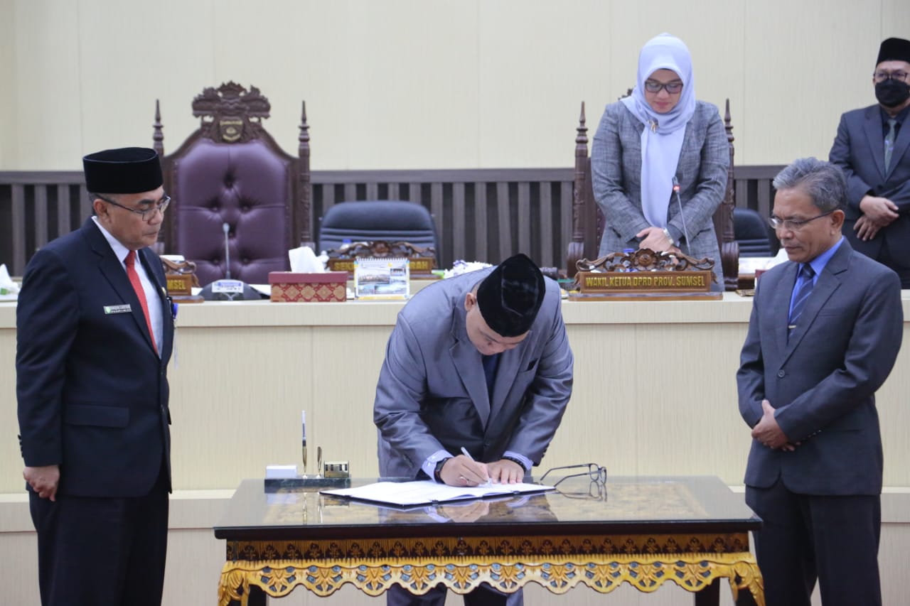 Rapat Paripurna DPRD Sumsel.
