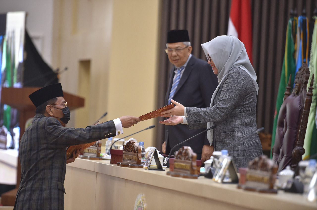 Rapat Paripurna DPRD Sumsel.