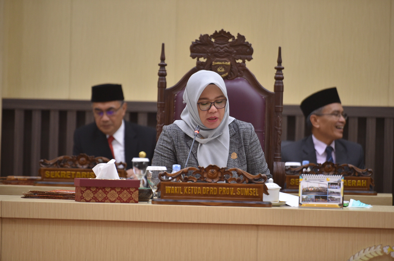 Rapat Paripurna DPRD Sumsel.