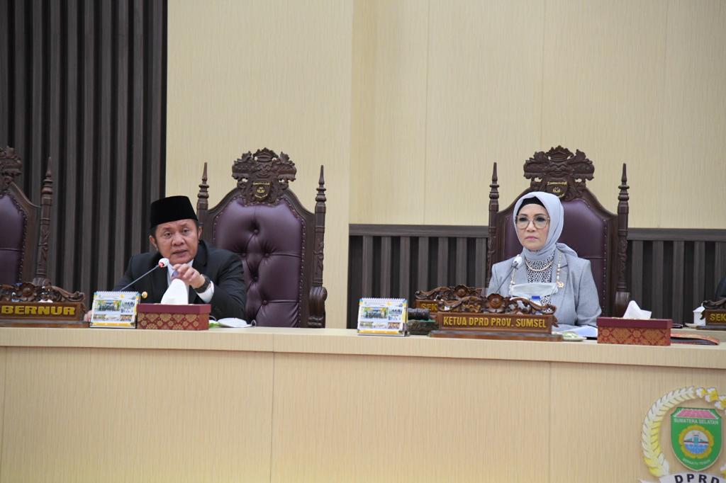 Rapat Paripurna DPRD Sumsel.