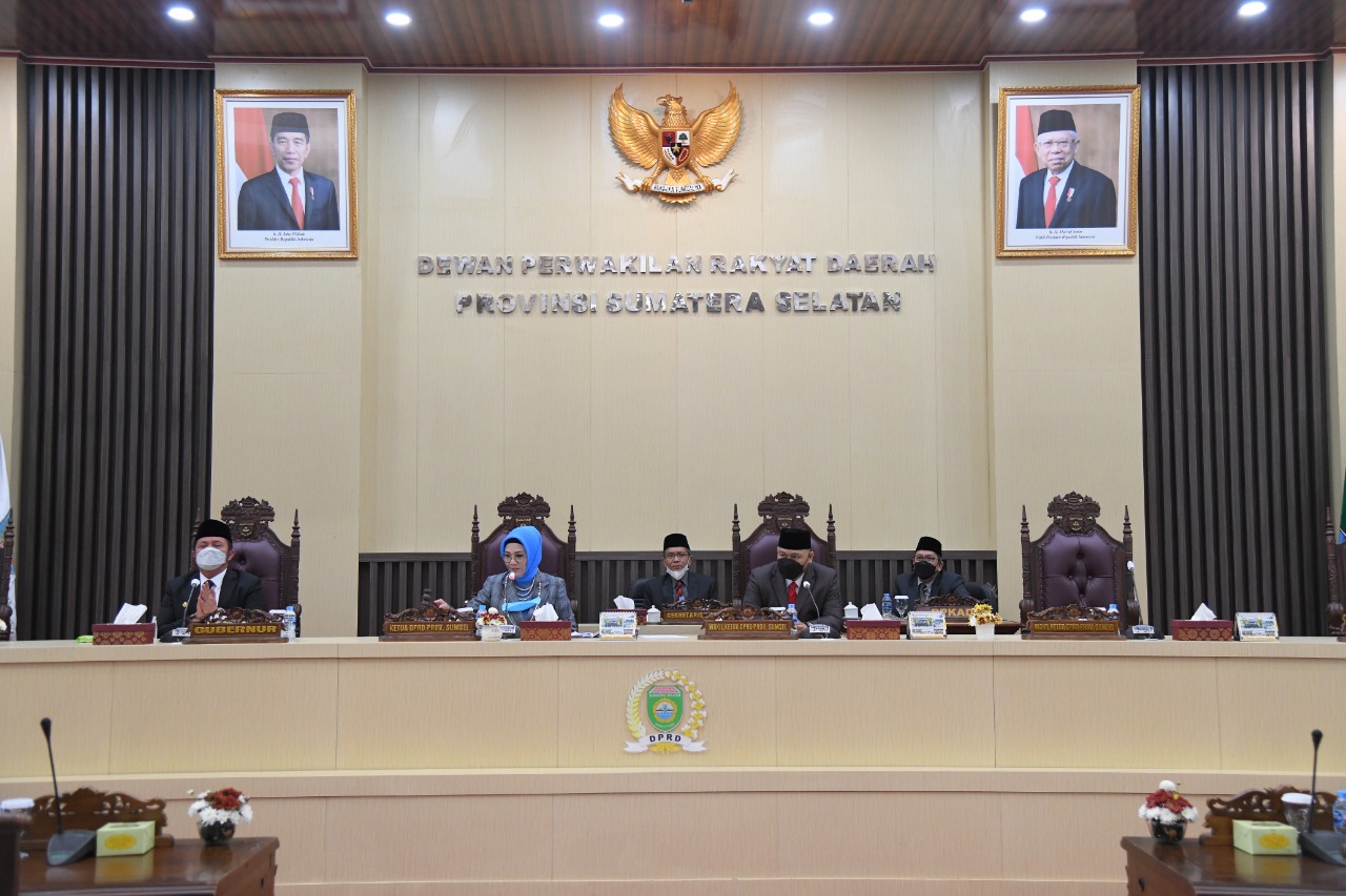 Rapat paripurna DPRD Sumsel