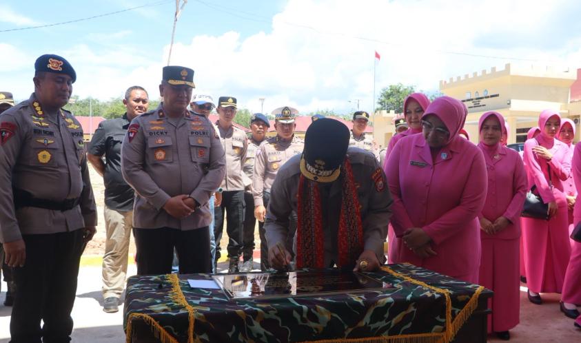 Kapolda Bengkulu Resmikan Barak Siaga Brimob Batalyon C Bengkulu Utara, Wujud Penguatan Kesiapsiagaan Personel