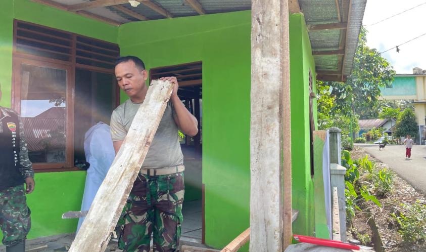 Sasaran Fisik TMMD Ke-126 Kodim 0423/BU, Rehab Polindes Hampir Rampung